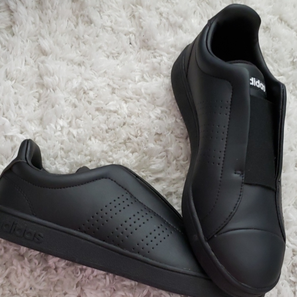 adidas Ortholite Float Black Slip On Sneakers Women’s Minimalist Comfort Shoes